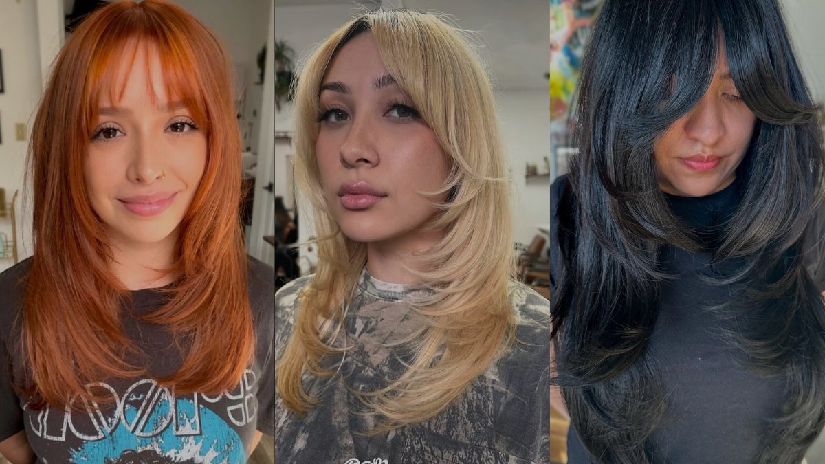layered hair
