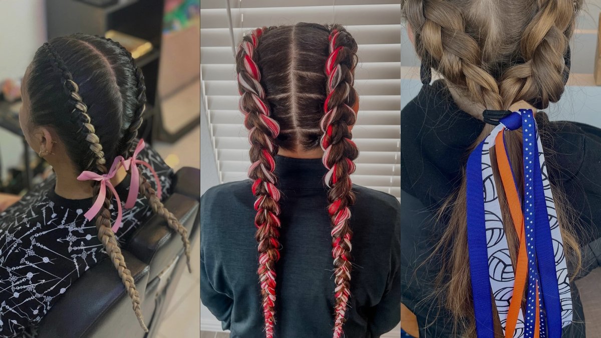 volleyball hairstyle