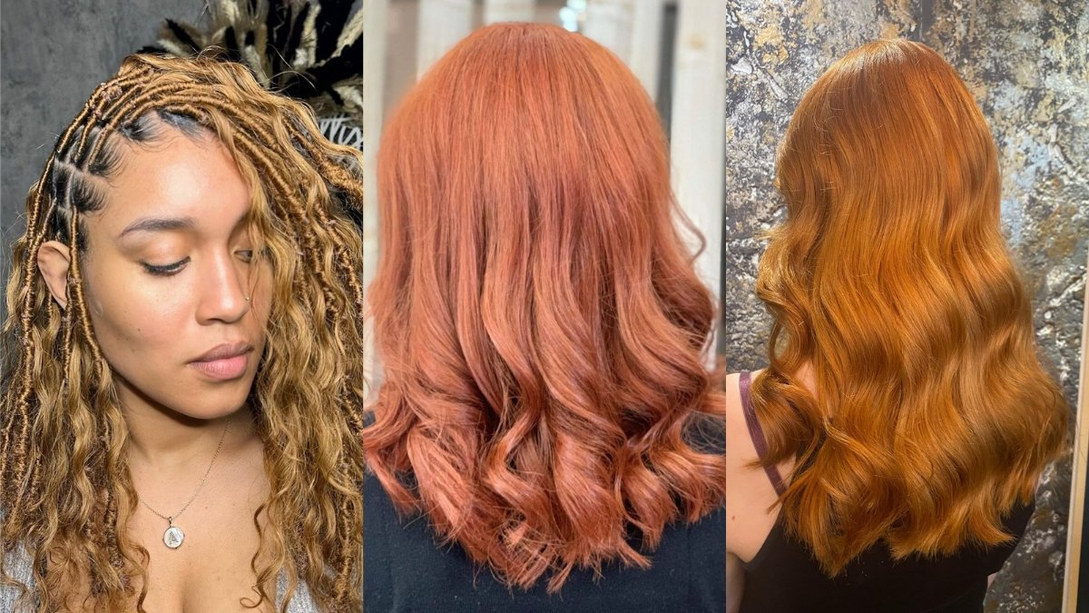 light ginger brown hair