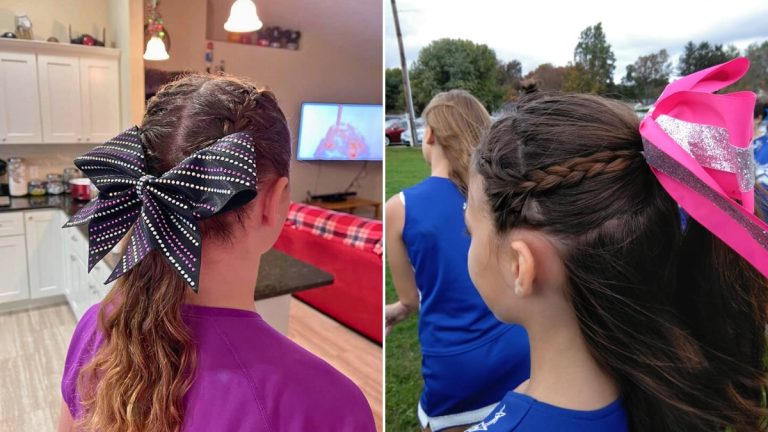 Cheer Hairstyles With Bows