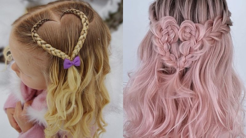 Heart Braided Hairstyles Ideas