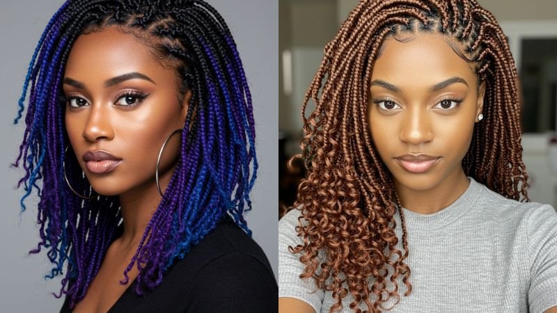 Micro Braids Hairstyles Ideas