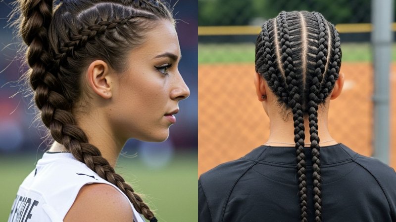 Softball Hairstyles Ideas