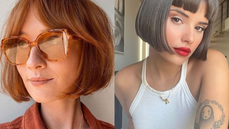 Lob Haircut With Bangs Ideas