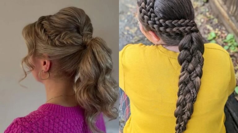 Braided Ponytail Hairstyles Ideas