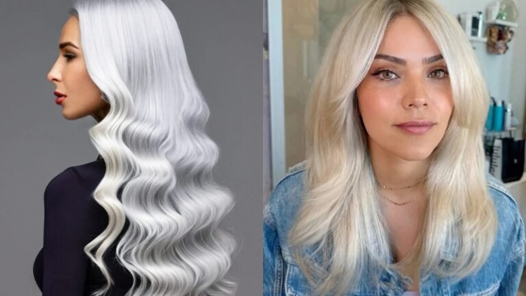 Platinum Blonde Hair Color Ideas