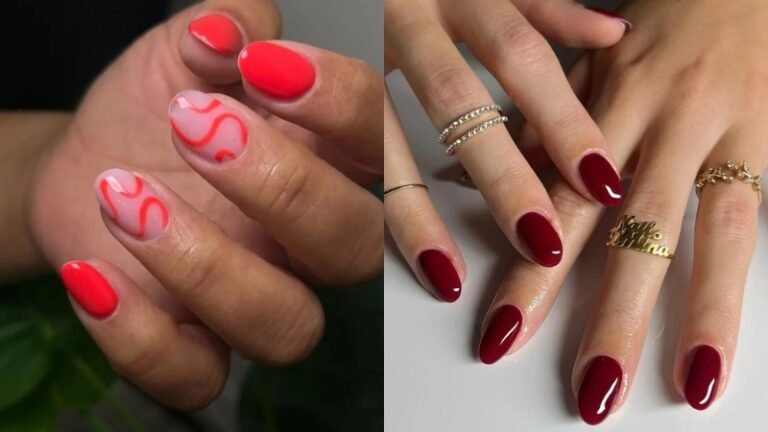 Short Round Nails Ideas