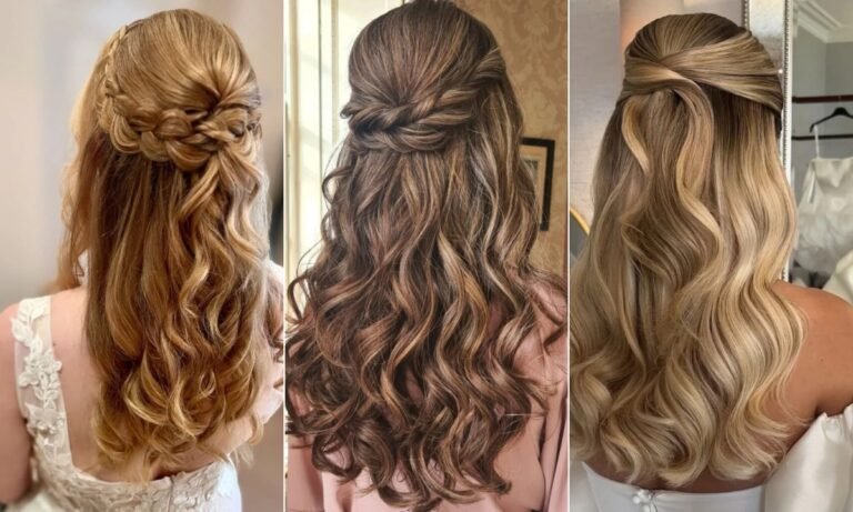 21 Wedding Half Up Half Down Hairstyles for 2025