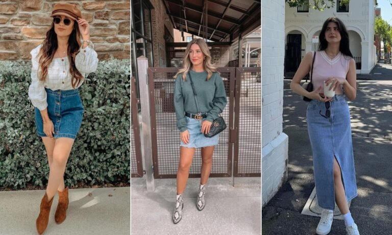 23 Jean Skirt Outfits Ideas for 2025